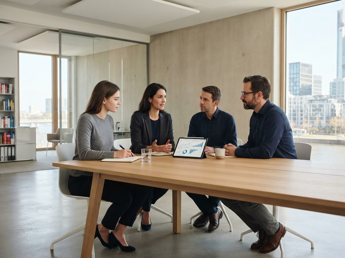 ZeonixEdge Team bei der Prüfung von Modell- und Risikoparametern
